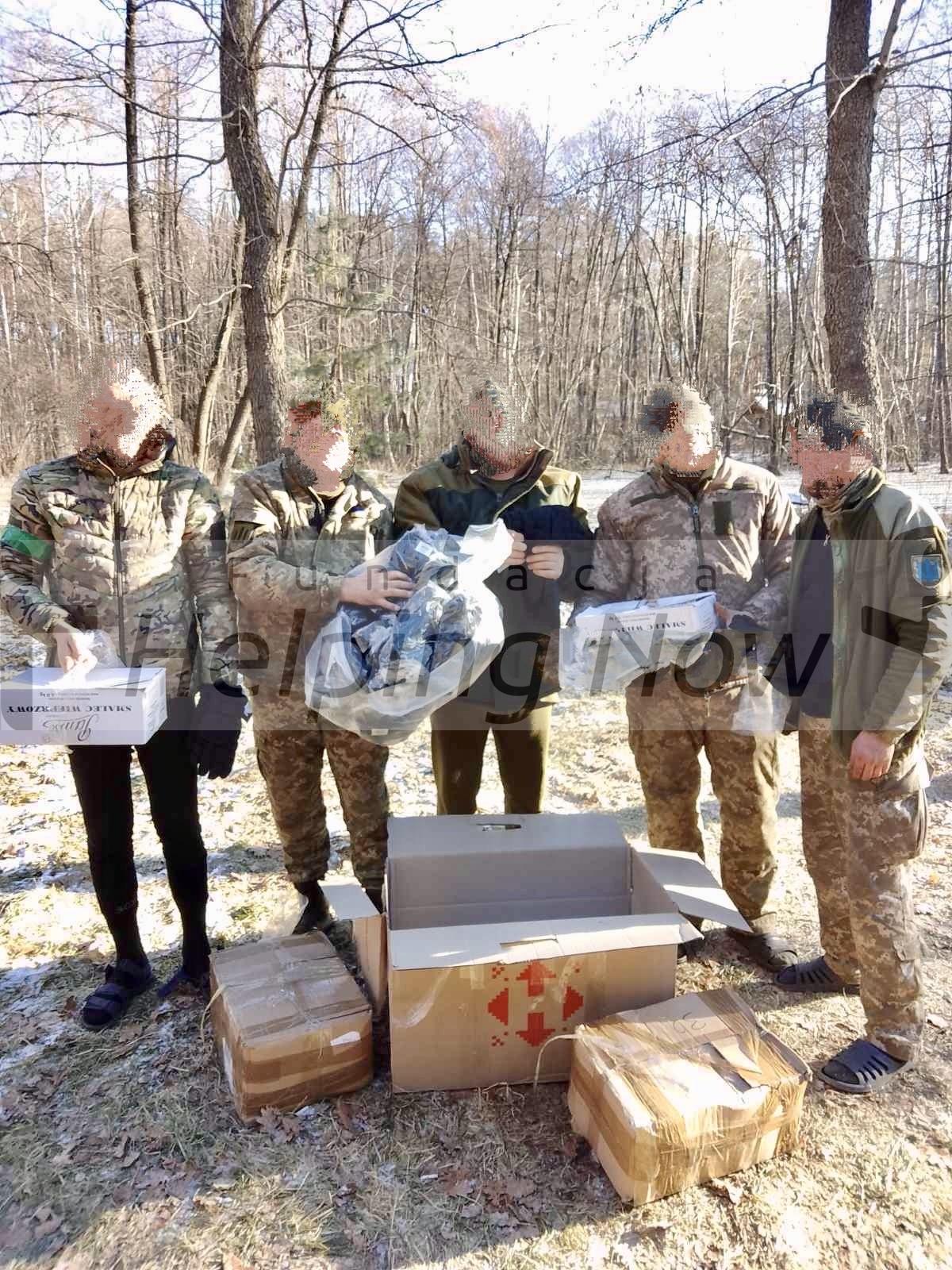 Pomoc materialna dla żołnierzy w obwodzie donieckim